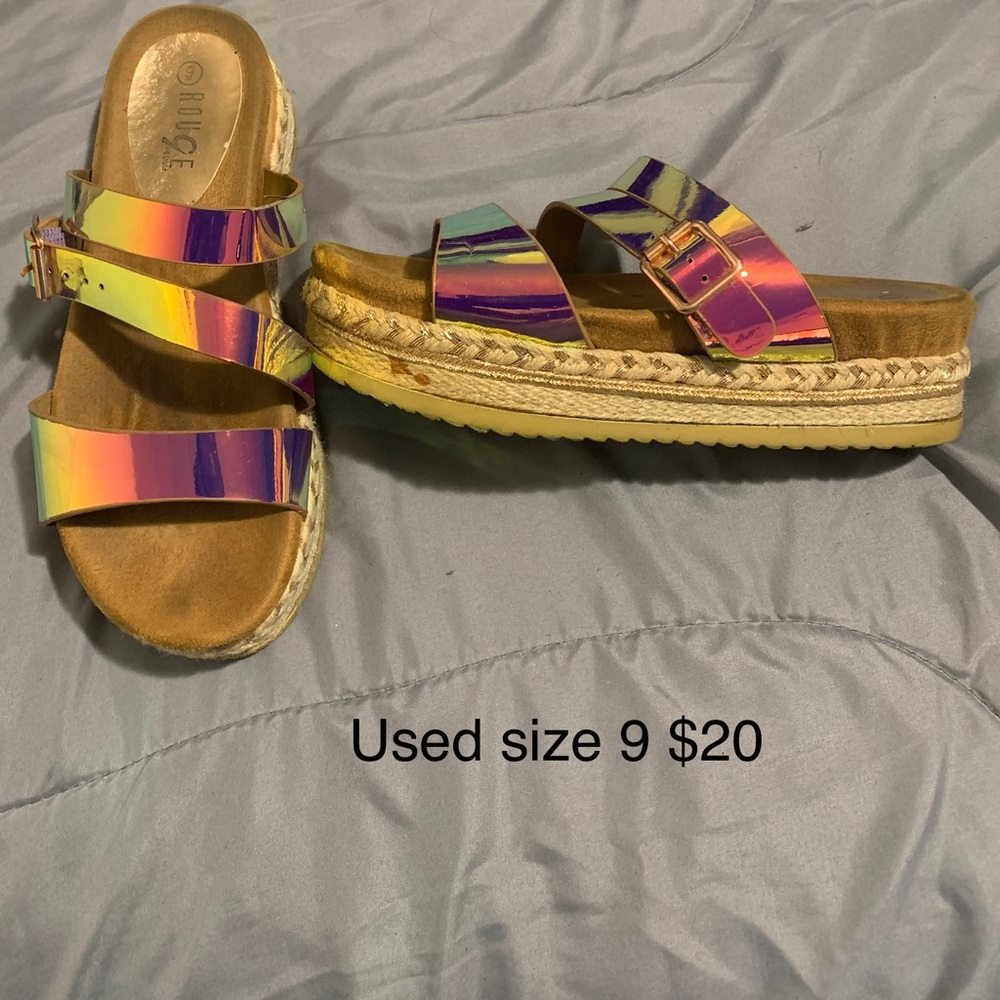 Platform sandals (used)